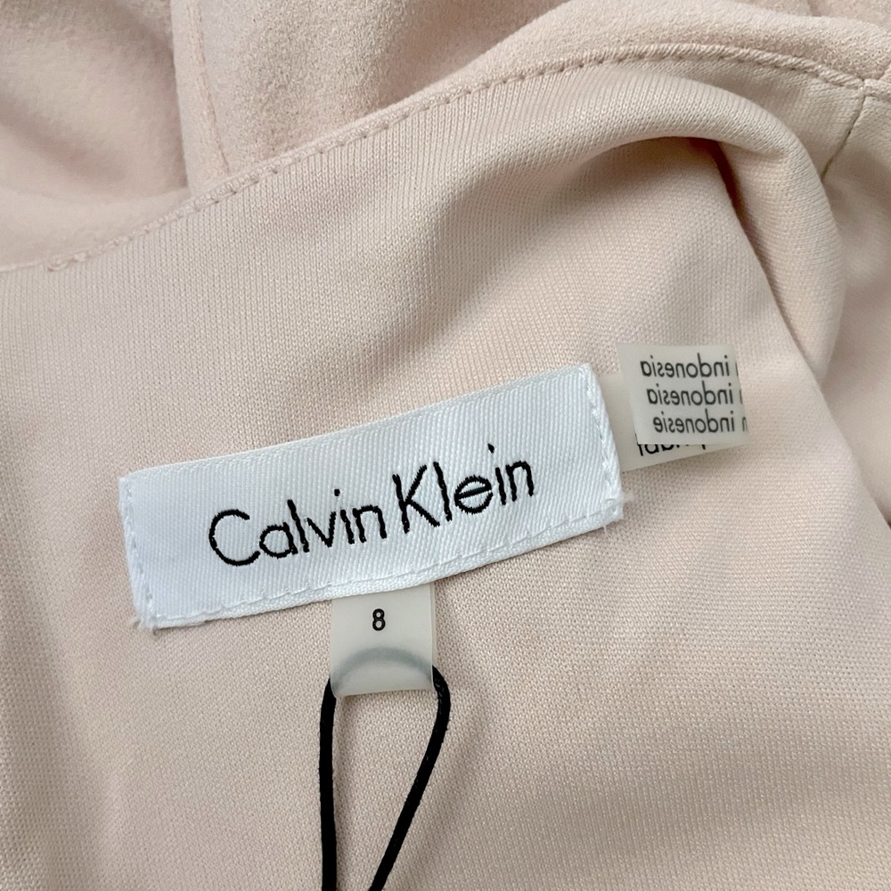 CALVIN KLEIN RUFFLE PINK DRESS - Picture 4 of 5
